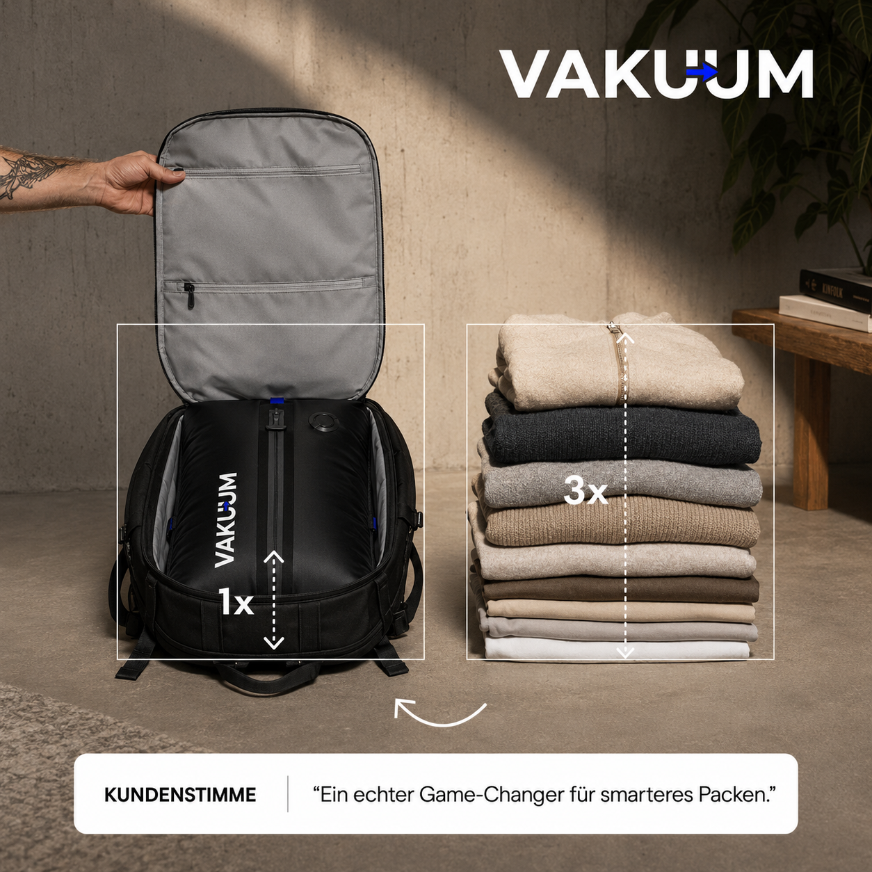 VaKuum™  Kompressionsbeutel-Set